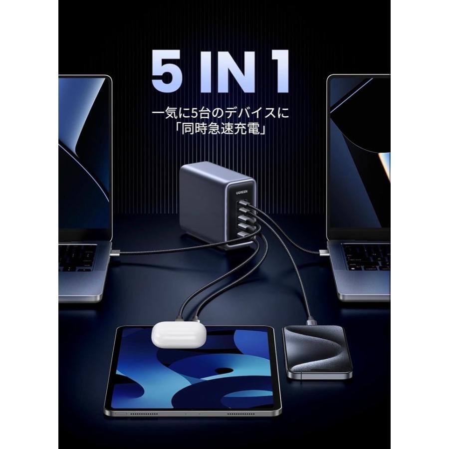 新品 UGREEN Nexode 300W 充電器 PD3.1対応 5ポート 楽天市場】【マラソン51%OFFクーポン】UGREEN Nexode 300W 充電器 PD3