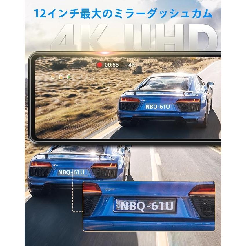 KQQドライブレコーダー(新品未使用) ドライブレコーダー ミラー型 1080P KQQ SDカード付 : SHOPゼロワン