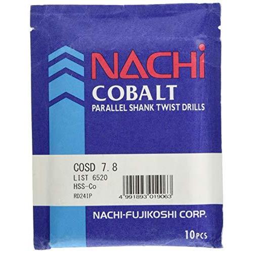 公式 NACHi(ナチ)ハイスドリル コバルトストレートシャンクドリル COSD 7.8mm (10本入) ドリル部品