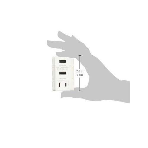 【TERADA 】USB-R3702W 埋込USB+AC給電用コンセント(ホワイト)｜shoraku1｜04