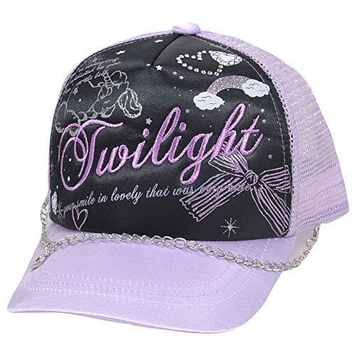 帽子 女の子 ユニコーン ハートチャーム付き メッシュキャップ キッズ 小学生 ブラック 56cm 帽子 キャップ Arisedigital Com Br