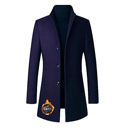 海外ブランド コート メンズ チェスターコート ウール ビジネスコート 中綿 秋冬アウター スーツコート 立ち襟 通勤 オシャレ 男性コートト 92ネイビー中綿 ｍ パーカー Library Isti Cnr It