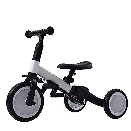 即納限定価格 4in1 バランスバイク 1歳 バランスバイク 押し棒付き 自転車 2way 軽量 軽量 2歳 キッズバイク 乗用玩具 キッズバイク 子供用三輪車 おもちゃ 幼児用 非常に良い