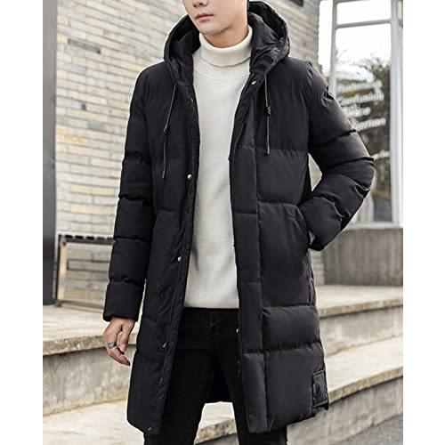 開梱 設置 無料 秋冬 カジュアル ビジネス ダウンジャケット コート ロング メンズ ダウンコート Okjcon 防寒 ブラック 2xl 大きいサイズ 中綿 厚手 パーカー Acte Paris Org