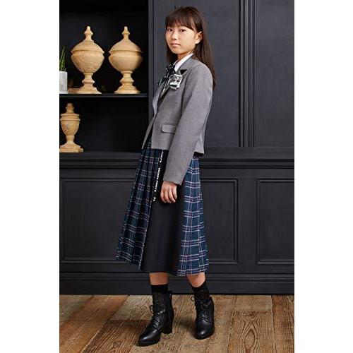 DECORA PINKY'S フォーマル スーツ 女の子 卒業式 【通常A体サイズ】 (150cm, グレー(02))｜shoraku2｜04