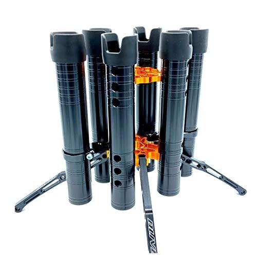 ドライブ ロッドスタンド ロッドスタンド フォース 笑楽2のドライブ 6本仕様 バックラッシュ別注カラー A B09p8by2p8 2424 釣り 笑楽2 春セール