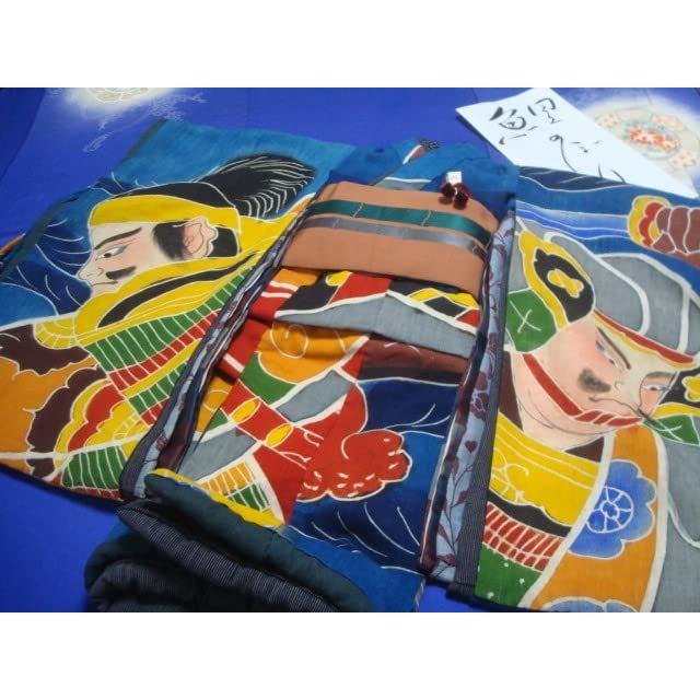 本物セール 市松さんビスクさん創作人形さんにお着物セット身長80センチ男の子仕上げのぼり旗古布の純綿古代綿 端午の節句 ゲーム おもちゃ 人形 A B09x9w67fl 2425 笑楽2 公式ショップ