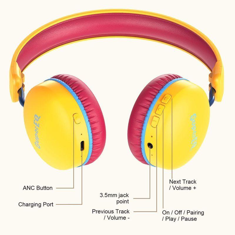 品質は非常に良い  SuperEQ S8 Active Noise Cancelling Headphones, On-Ear Bluetooth Headse ヘッドホン