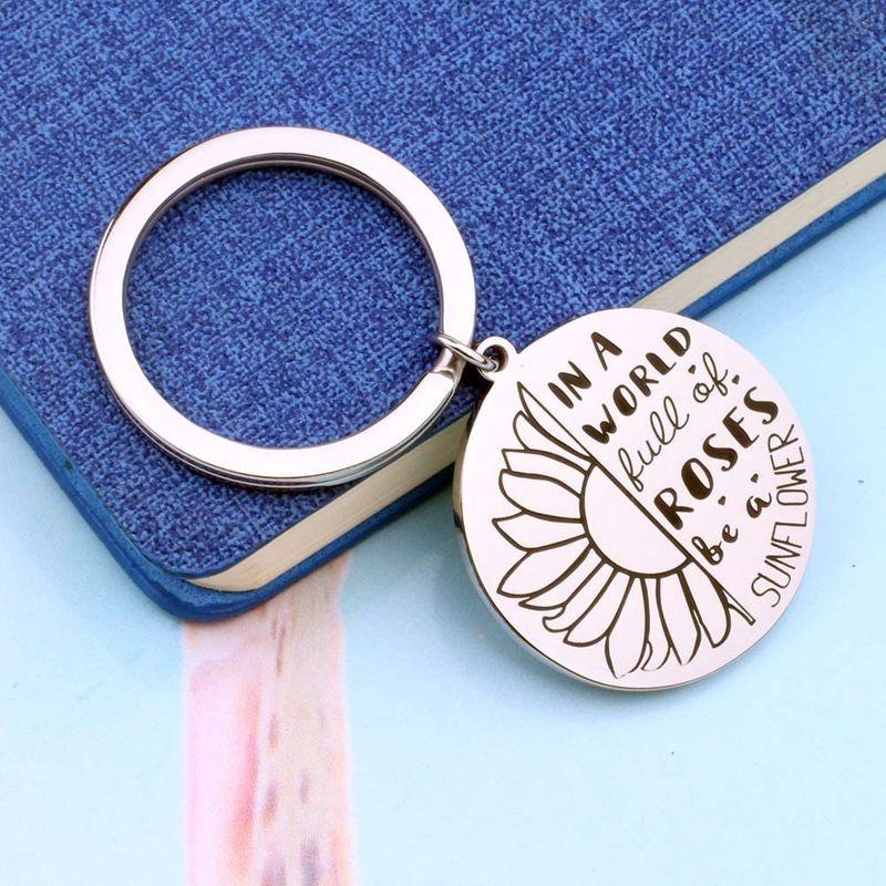 超歓迎 In Gift Inspiration Keychain Sunflower A Sunf a Be Roses of Full World ペンダントヘッド、チャーム - www.chemplex.co.zw 超歓迎 In Gift Inspiration Keychain Sunflower A Sunf a Be Roses of Full World ペンダントヘッド、チャーム - www.chemplex.co.zw