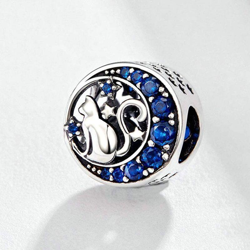 おすすめネット Charm Cat Jewelry Junyi 925 B Charm Lucky Charm Animal Silver Sterling ブレスレット