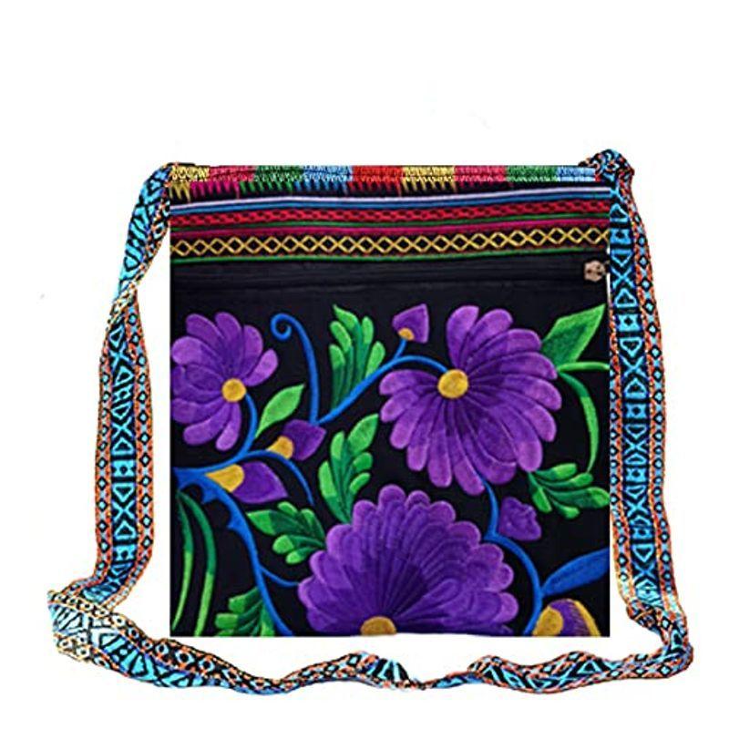 PHEVOS バッグ Crossbody Bag for ショルダーバッグ women, 3 Ethnic Zipper Pockets Tribal Ethnic 20220501210103 00427 PHEVOS バッグ Crossbody Bag for ショルダーバッグ women, 3 Ethnic Zipper Pockets Tribal Ethnic 20220501210103 00427