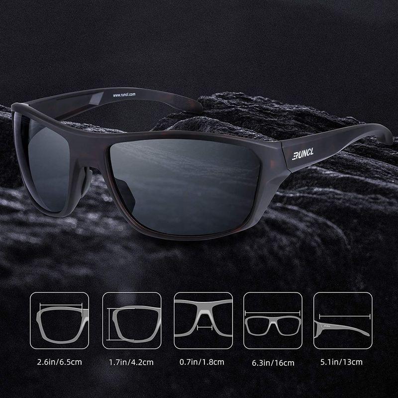 お手頃価格 RUNCL Polarized Sports Sunglasses Cleon Fishing Cycling 
