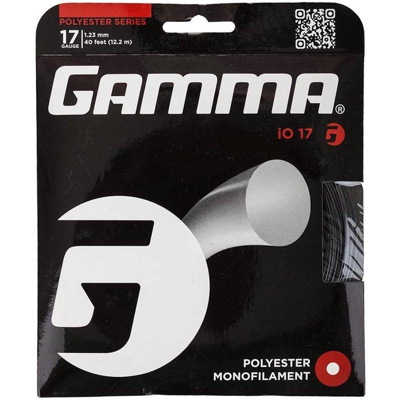 Gamma Sports iO 17g Tennis 【即日発送】 Black String Set 40#039;