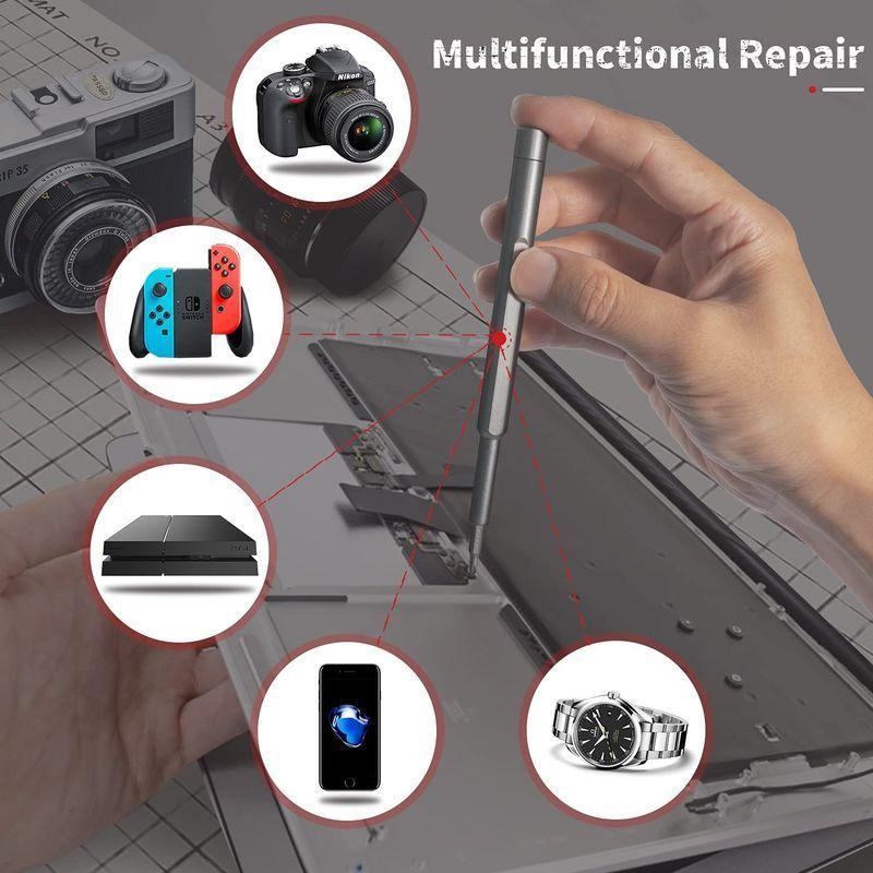 超安い Precision Screwdriver Set,Eyeglass Repair kit,Magnetic Screwdrivers To 電動インパクトドライバー