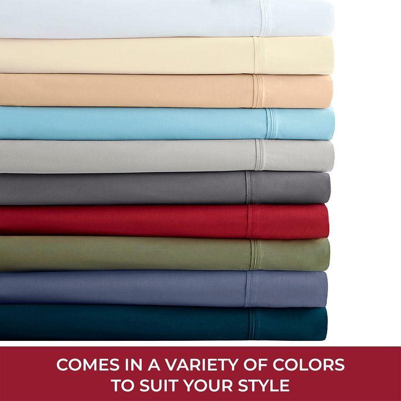 定番の中古商品 100% Mellanni Cotton f Sheets - Sets Bedding Size King TC 400 - Sheets カバー、シーツセット