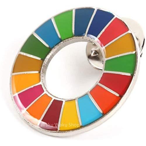 22特集 丸みタイプ50個 1個からまとめ買いまで バッヂ バッチ ピンバッジ Sdgs 国連ガイドライン対応 ノーブランド品 安全標識 看板