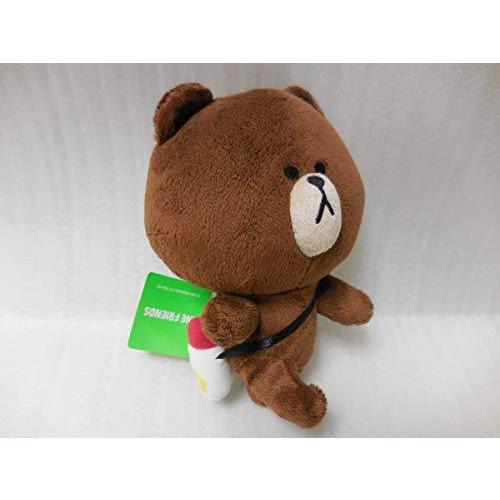 売れ筋 紙lineラインブラウンうきうきぬいぐるみ用水筒おでかけ 24時間限定 Fundacionfeiss Com