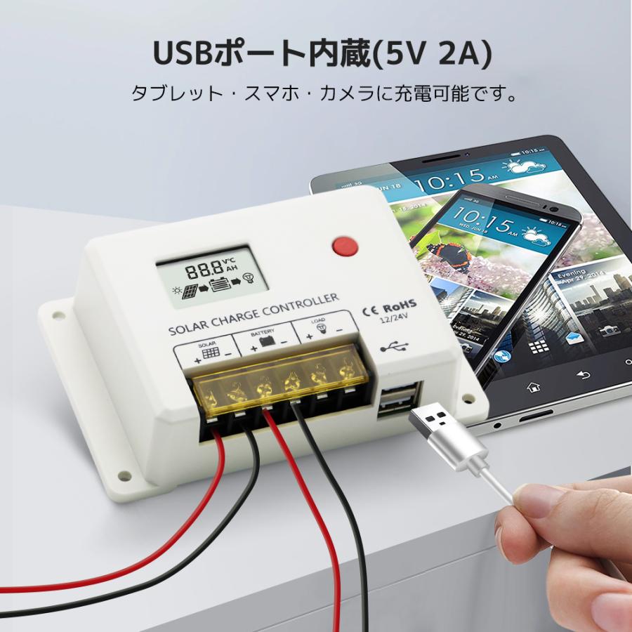 LVYUAN（リョクエン）[100W ソーラーパネル発電キット] 100W PERC 単