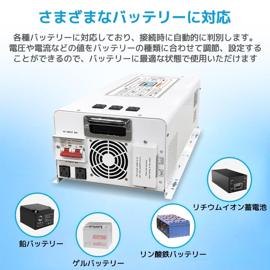 低周波 5KW 24vインバータ UPS 外部電源を接続可能 無停電電源装置常時 