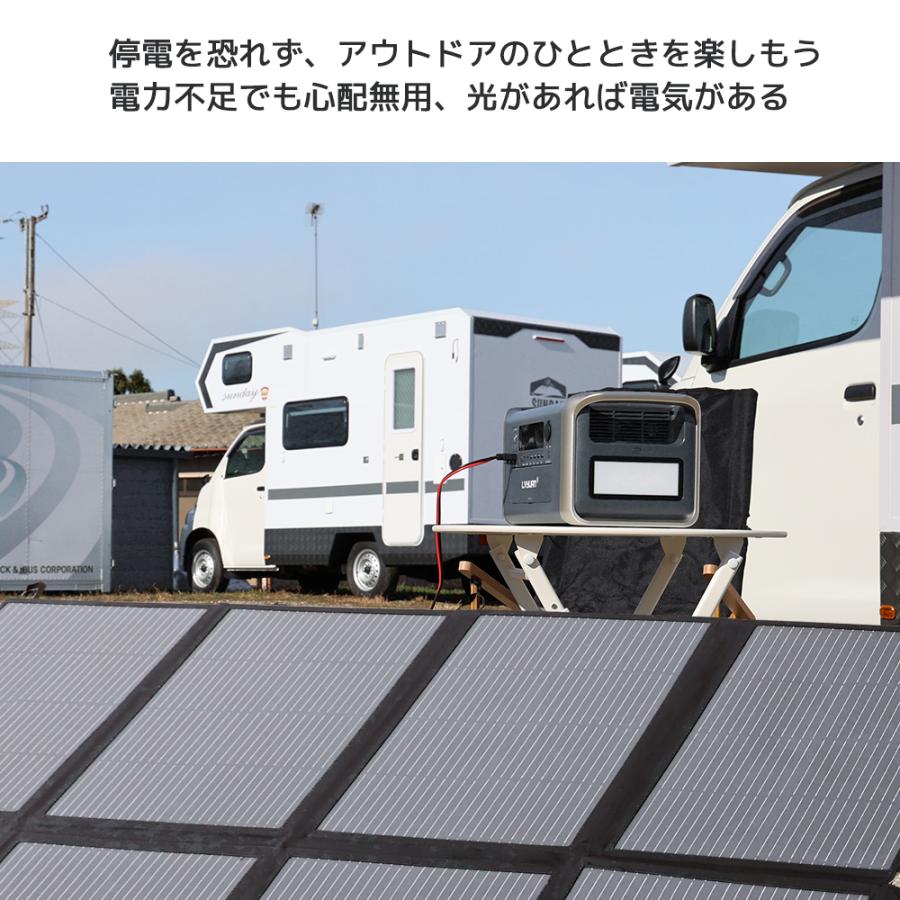 LVYUAN」ソーラーパネル ポータブル電源用 200W 300W 400w
