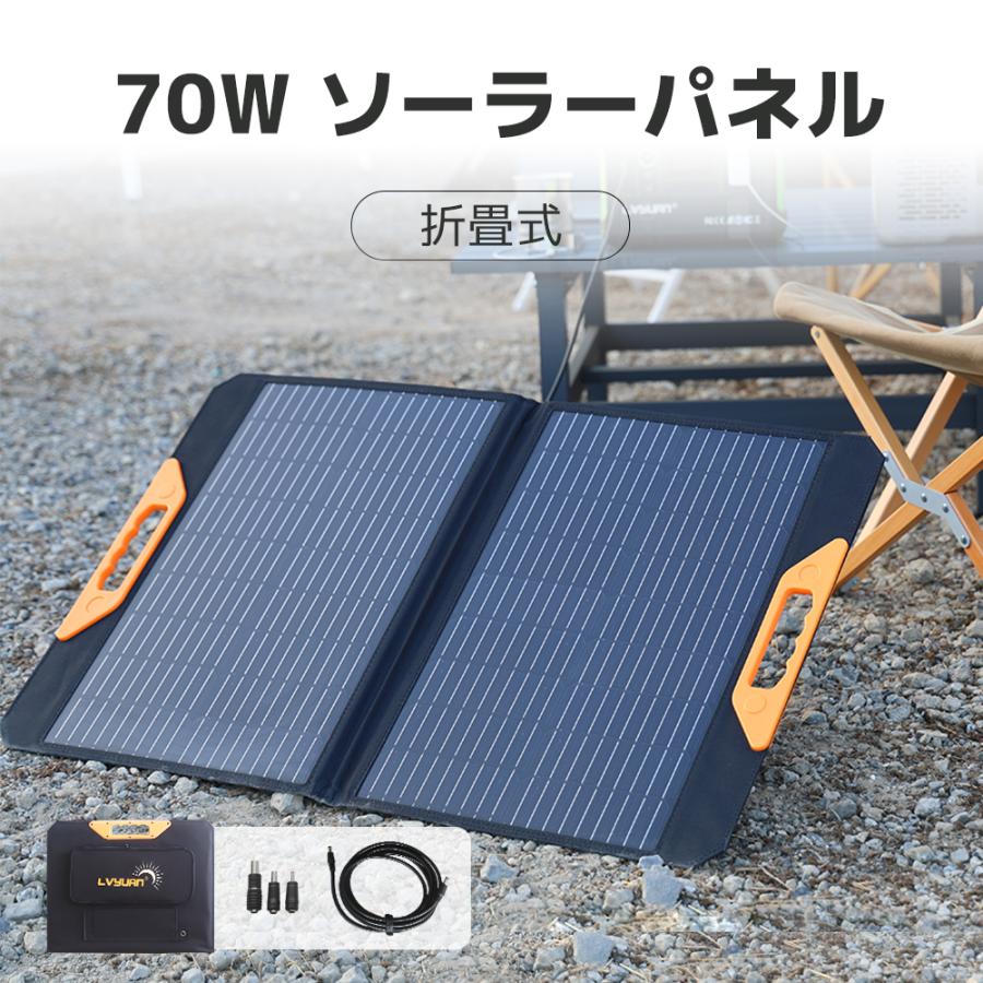 LVYUAN（リョクエン）70W ソーラーパネル 70W ETFE ソーラー