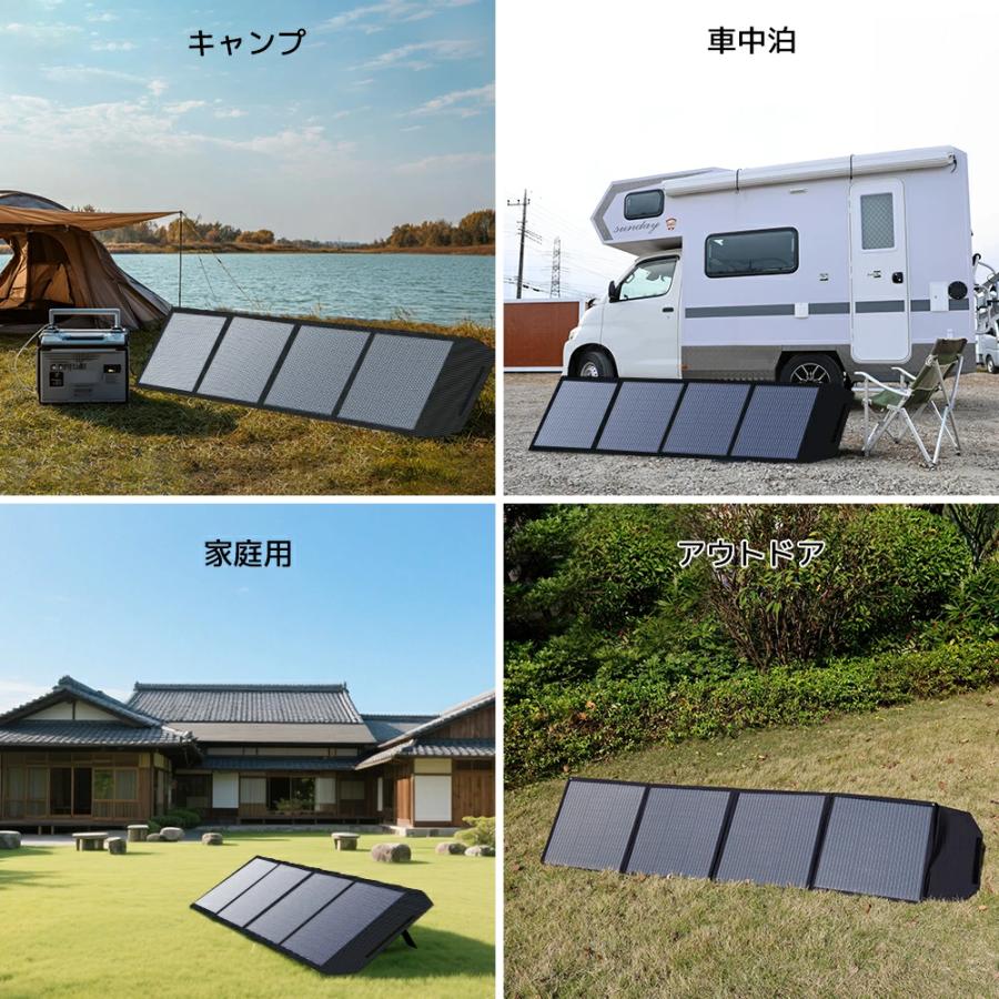 12Vバッテリー充電・ポータブル電源対応】LVYUAN 200W 単結晶 ソーラー