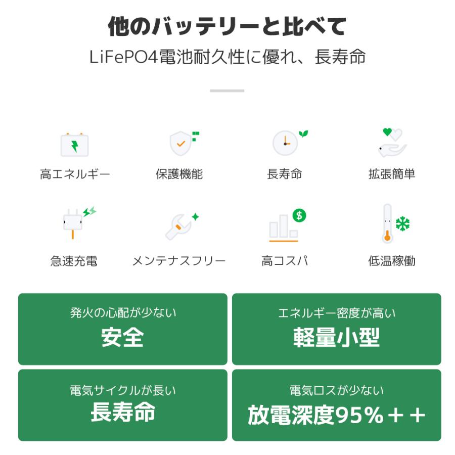 LVYUAN 蓄電池 10.24kWh 縦型ハイブリッド蓄電システム ハイブリッドインバーター エネルギー蓄電装置 太陽光発電 リン酸鉄リチウム電池×2 200AH｜shoryu-store｜18