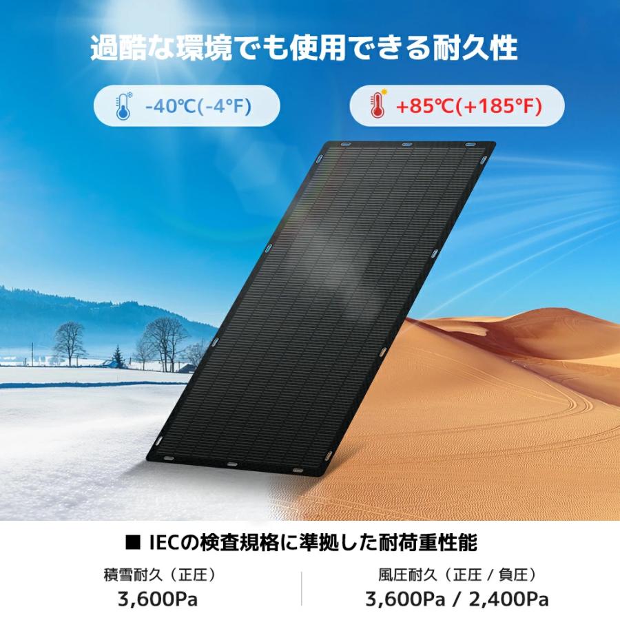 LVYUAN(リョクエン) 単結晶 ETFE 柔性 据置型 300W フレキシブル