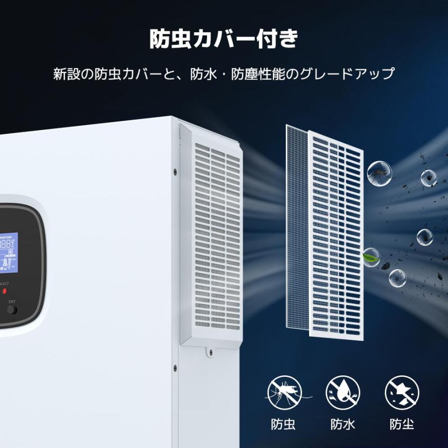 「セール」LVYUAN 200v~240v MPPT 3500W 3KW純正弦波 ハイブリッド インバーター 24Vバッテリー PV充電電流 80A PV 開放電圧 500V wifiモジュール付きの画像