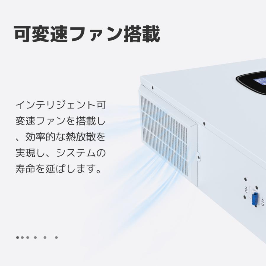 「セール」【日本企業による安心のサポート体制】LVYUAN 5.5KW 単相二線式ハイブリッド インバーター（AC入力・出力200v~240v）HSI5500 wifiモジュール付き |  | 10