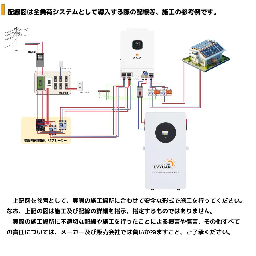 LVYUAN 6.5KＷ/10KW 単相3線式ハイブリッド蓄電システム（ラック型）6500W 太陽光発電 10000W |  | 20