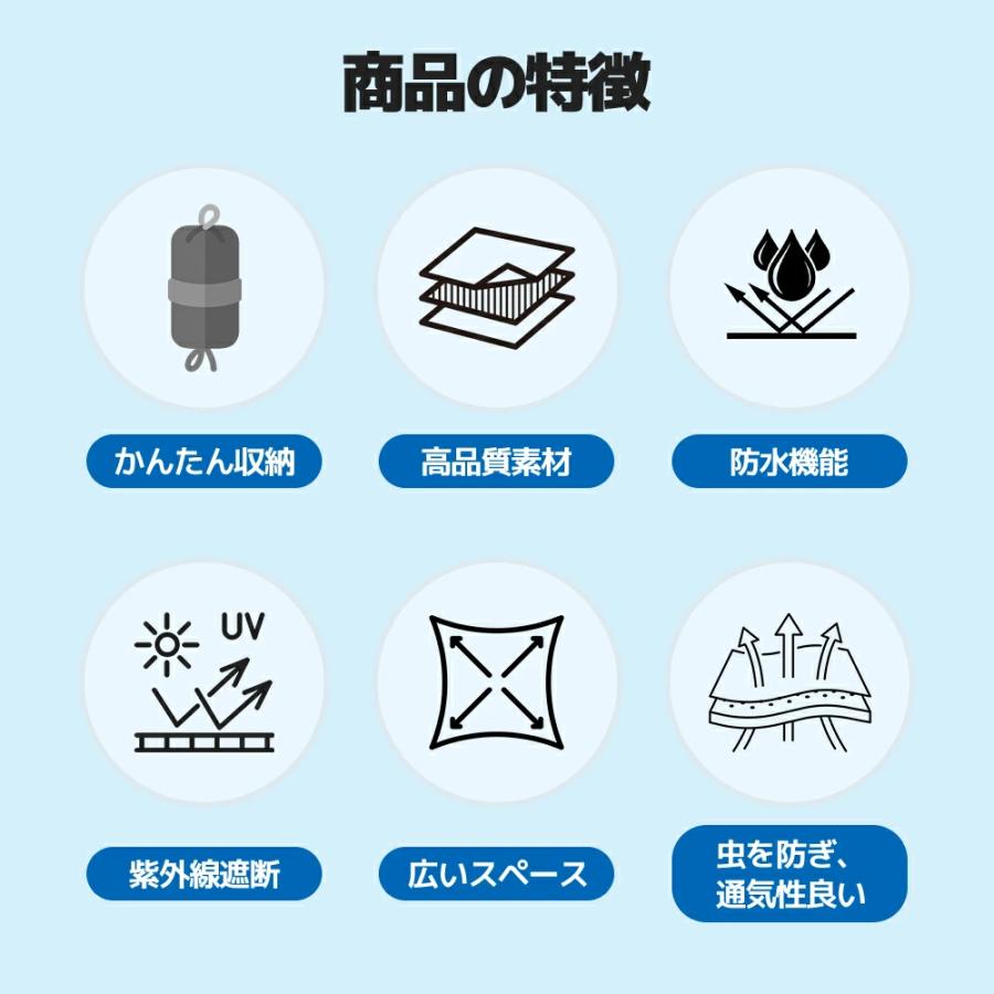 LVYUAN テント ワンタッチ 大型 簡単設営 リビングスペース 防水