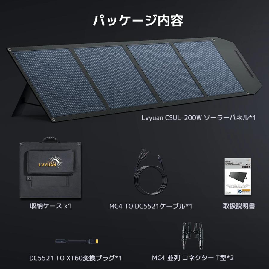 LVYUAN ポータブル電源 ソーラーパネル セット AC出力1200W 1008Wh