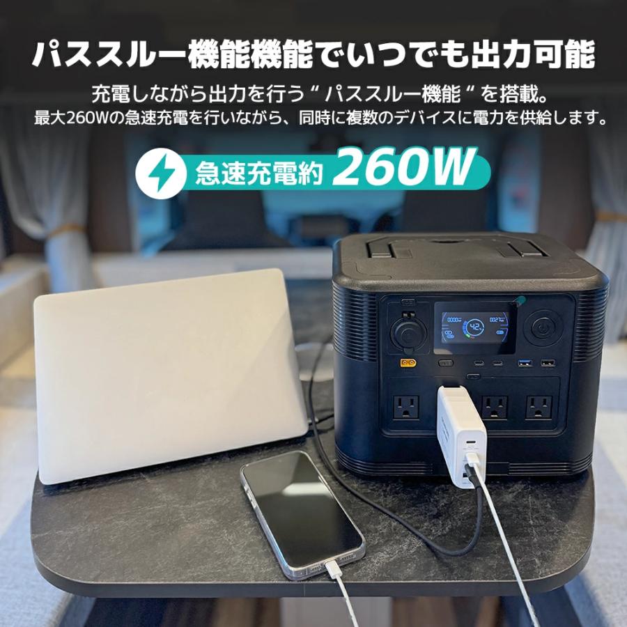 LVYUAN ポータブル電源 ソーラーパネル セット AC出力1200W 1008Wh
