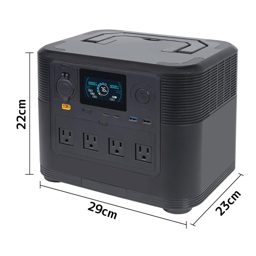 LVYUAN ポータブル電源 大容量 AC出力1800W 1008Wh リン酸鉄