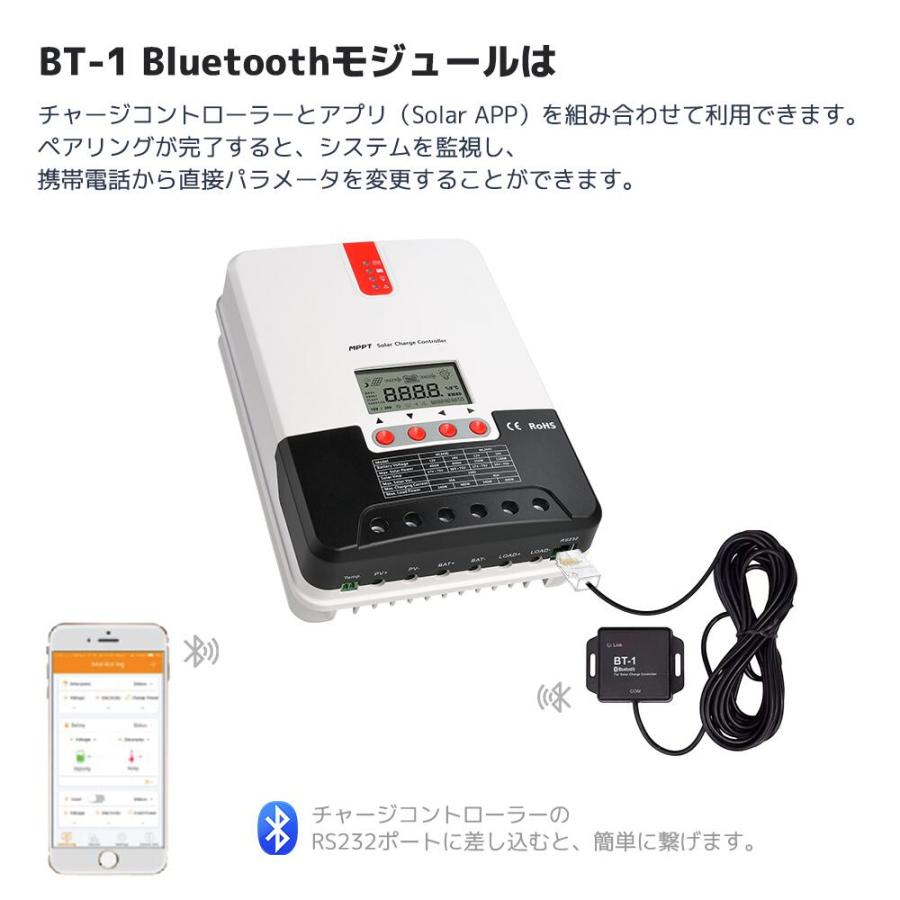 LVYUAN（リョクエン）MPPT 30Aソーラー充電コントローラー 最大入力800w  MPPT 12V 24V 自動 最大PV 100V入力 ソーラー充放電 「三年保証」 |  | 09