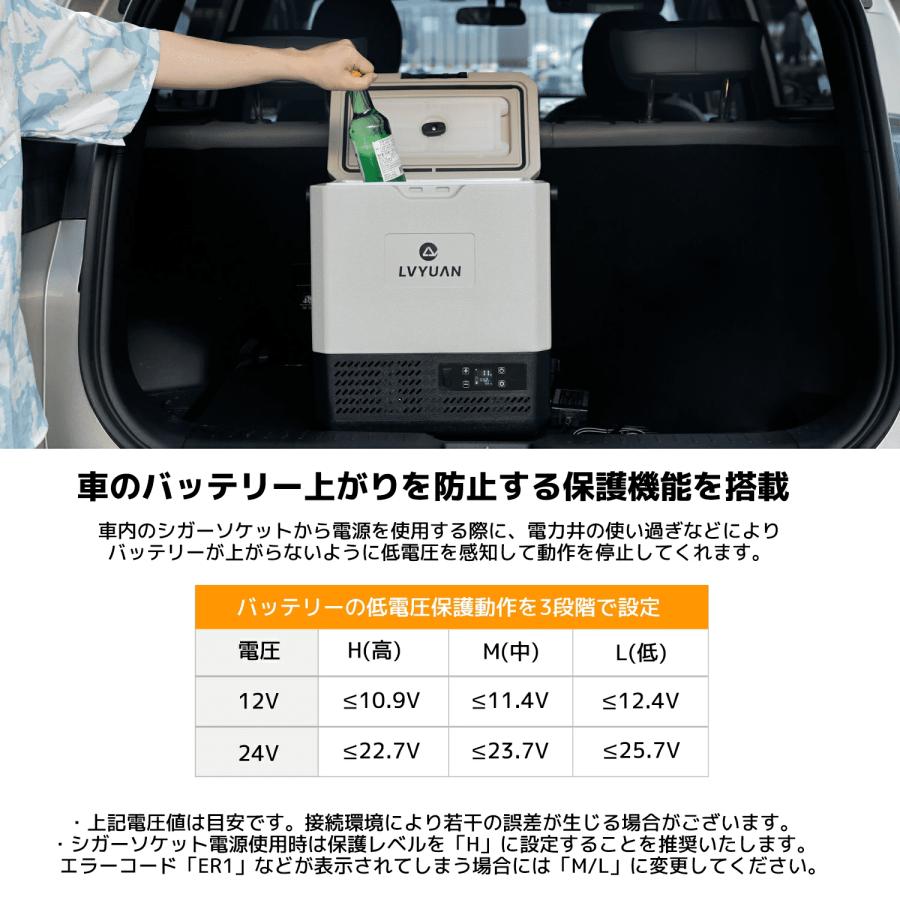 車載冷蔵庫 8L ポータブル 小型 -20℃〜20℃ [LG コンプレッサー搭載