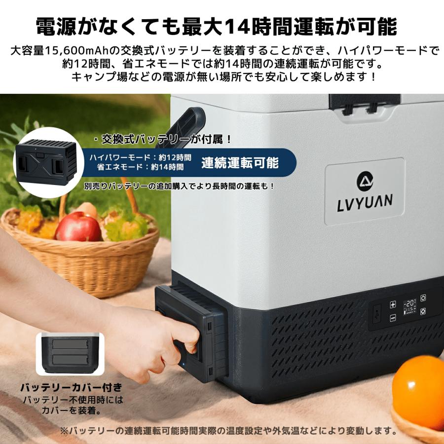 車載冷蔵庫 8L ポータブル 小型 -20℃〜20℃ [LG コンプレッサー搭載&氷点下まで脅威の冷却スピード] AC/DC（12V/24V）2WAY電源対応 ポータブル冷蔵庫  静音 |  | 01