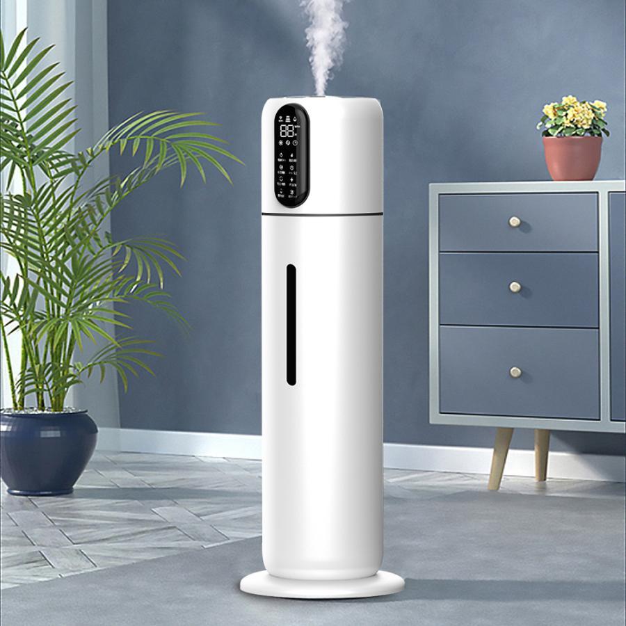 加湿器 大容量 9L タワー型【加熱式 +超音波式】 加湿器 大容量 ハイブリッド式 9L AI湿度調整 タワー型 加熱式 超音波
