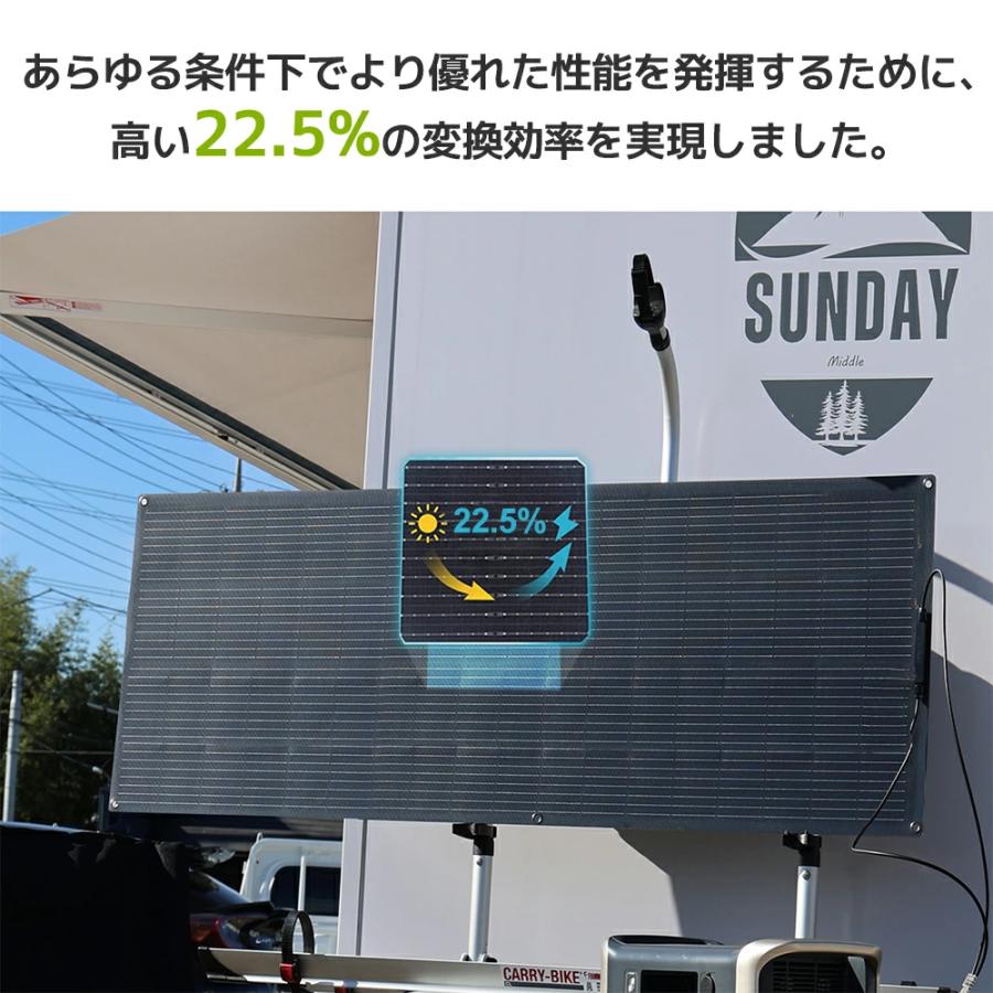 LVYUAN(リョクエン) 単結晶 ETFE 柔性 据置型 200W フレキシブル