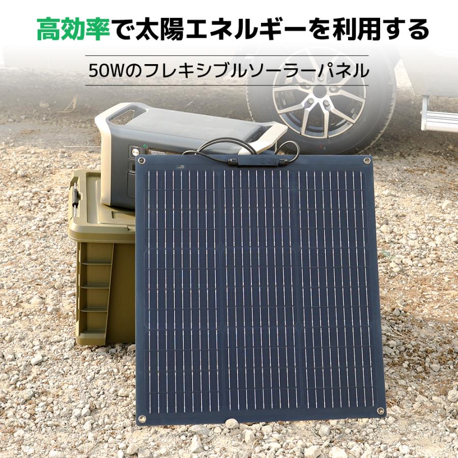 LVYUAN(リョクエン)単結晶 ETFE 柔性 据置型 50W フレキシブル LVYUAN(リョクエン)単結晶 ETFE 柔性 据置型 50W フレキシブル