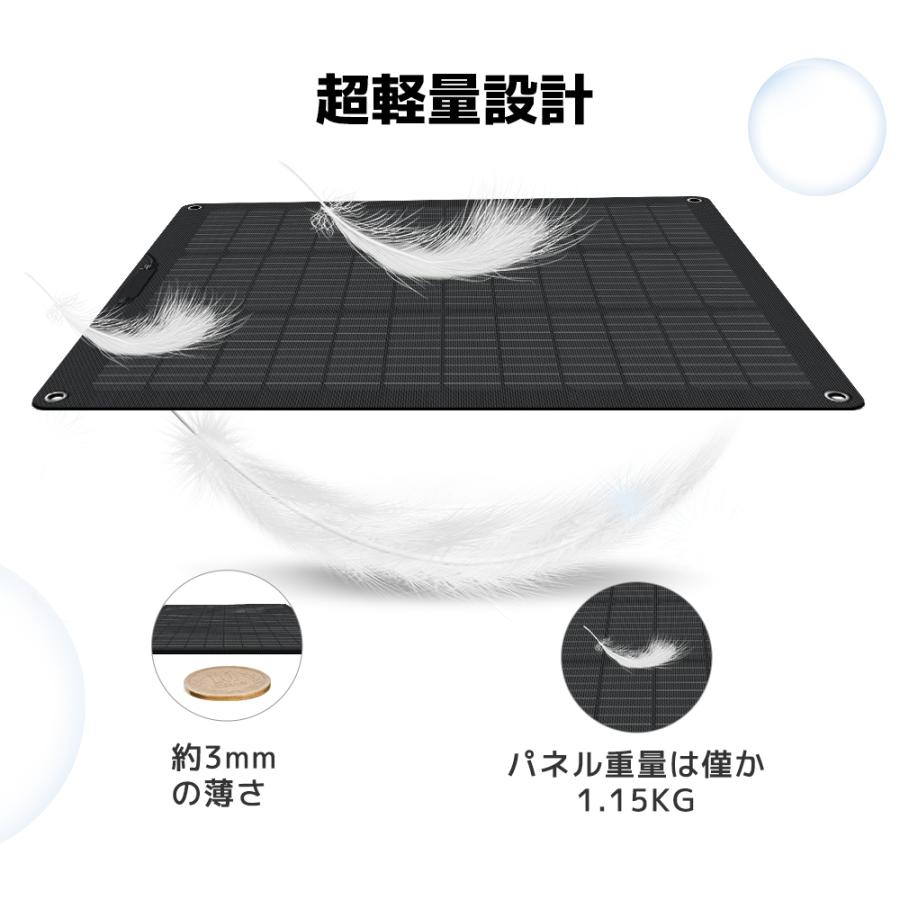 LVYUAN(リョクエン)単結晶 ETFE 柔性 据置型 50W フレキシブル LVYUAN(リョクエン)単結晶 ETFE 柔性 据置型 50W フレキシブル