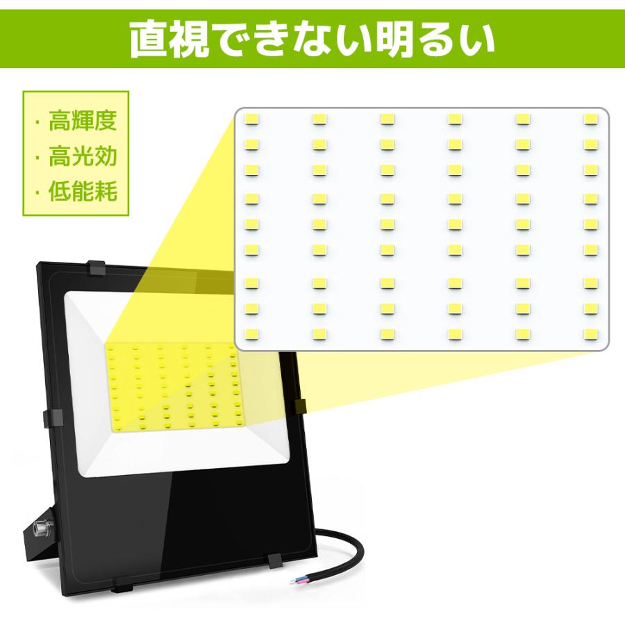 【超爆光 3年保証】 4個入 LED 投光器 30w 昼光色 3600LM ledライト led外灯 看板灯 IP66 防水 豪雨対応 薄型 屋外 作業灯 ブラッドライト 倉庫照明 屋外照明 |  | 10