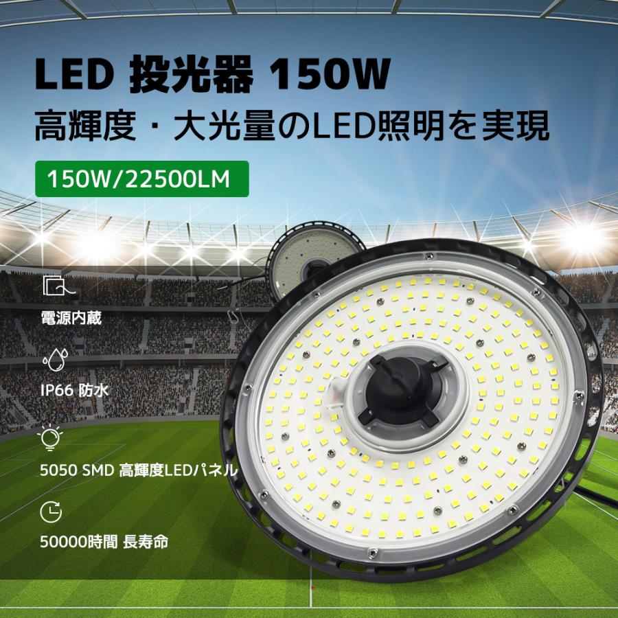 LVYUAN  LED 投光器 150W 高天井照明 ペンダントライト22500LM 人感センサーモジュールを追加可能 |  | 01