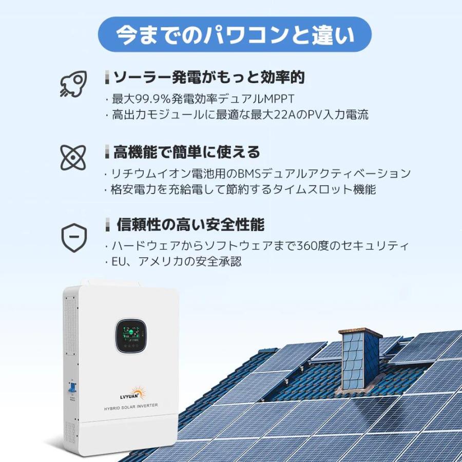 セール」MPPT 10KW 正弦波 オフグリッド ハイブリッド インバーター 