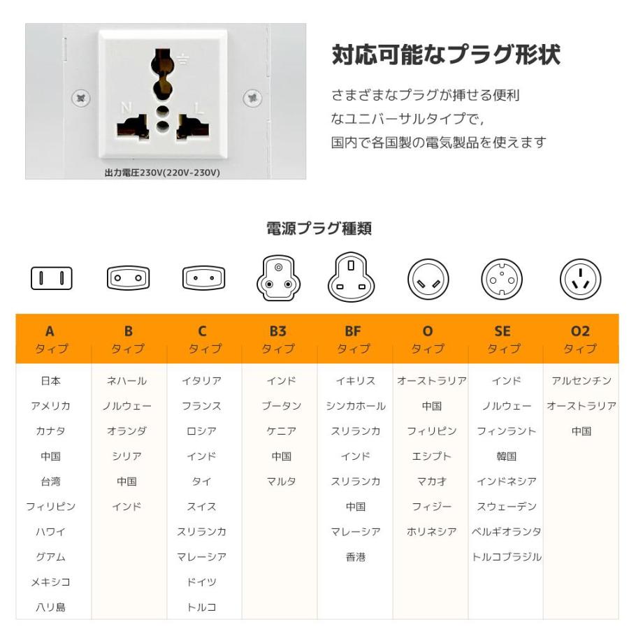 LVYUAN 変圧器 1000W おしゃれ 昇圧専用変圧器 昇圧機 ポータブル 海外