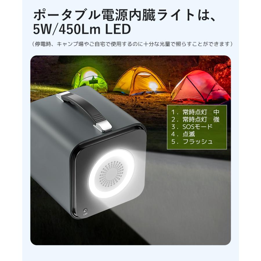 LVYUAN ポータブル電源 大容量 AC出力500W 96000mAh/300Wh 家庭用
