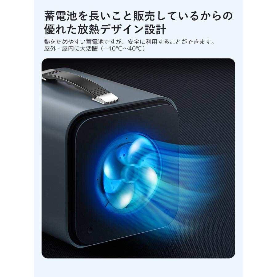 ポータブル電源 大容量 AC出力700W(サージ1000W) 189000mAh/700Wh 家庭用蓄電池 三元系リチウム電池 発電機 車中泊 純正弦波 ポータブルバッテリー 50/60HZ｜shoryu-store｜14