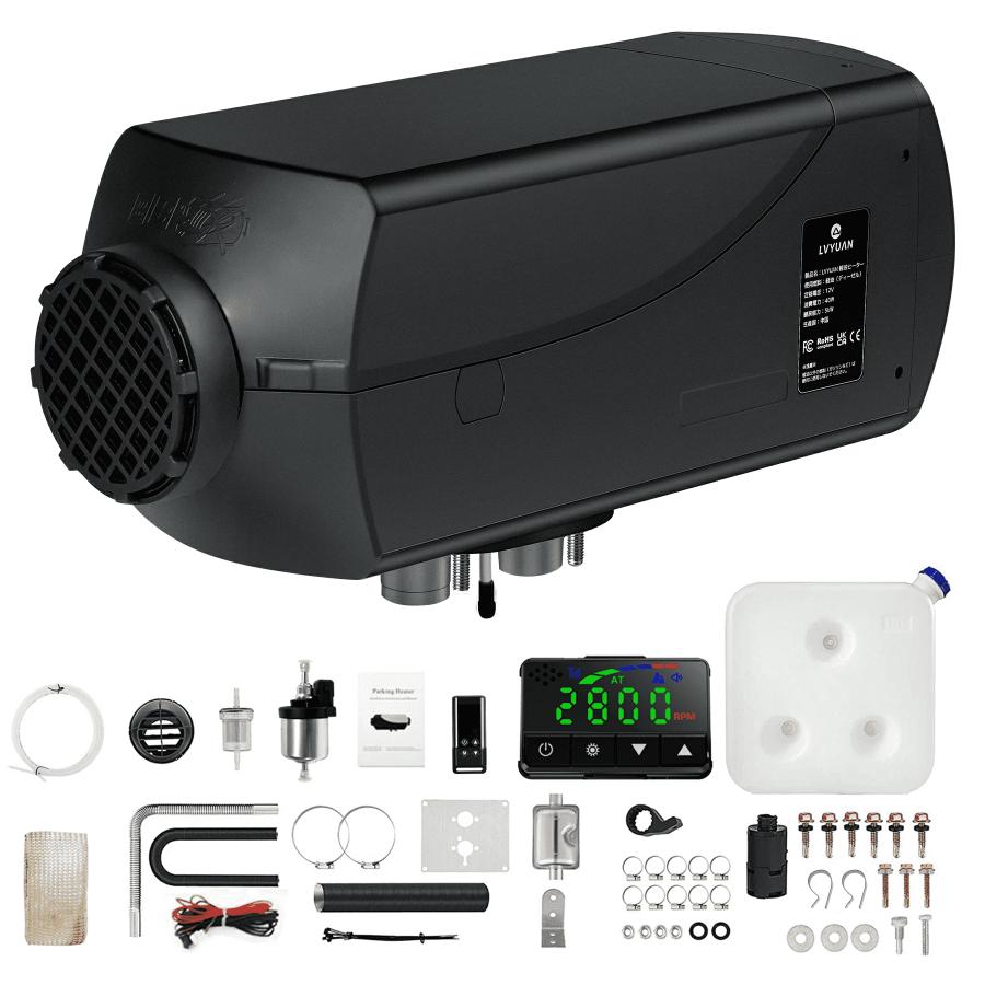 webasto FFヒーター　ガソリン　12V 12V 5KW車用 軽油 エアヒーター FFヒーター 燃料ヒーター 車用ヒーター