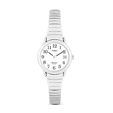 海外から人気の腕時計を直輸入[女性用腕時計]Timex W0men's T2H371 Quartz Easy Reader Watch with White Dial Anal0